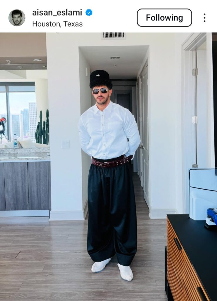 لباس بختیاری آیسان اسلامی ( هدیه پویان مختاری)